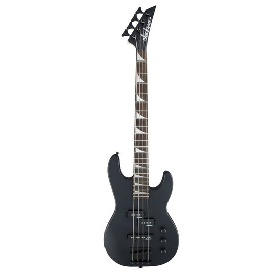 Jackson JS Series Concert Bass Minion JS1X Guitar, Amaranth FB, Satin Black - Short Scale