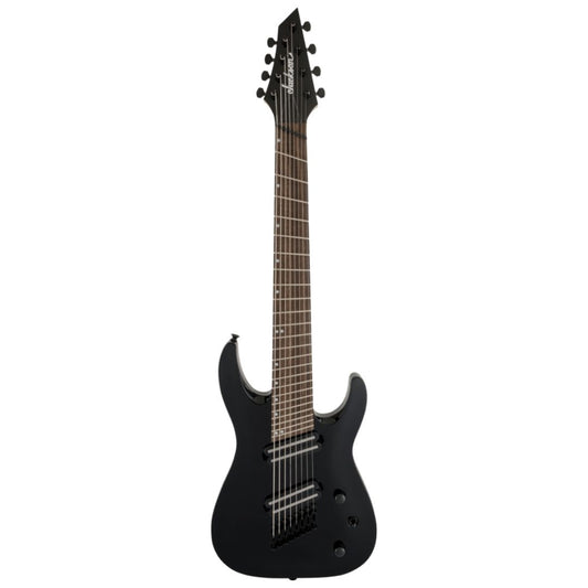 Jackson X Series Dinky Arch Top DKAF7 Multi-Scale Electric Guitar, Laurel FB, Gloss Black