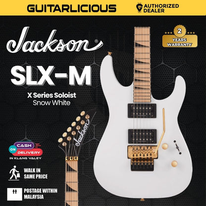 Jackson X Series Soloist SLX-M Electric Guitar, Snow White
