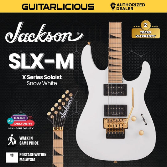 Jackson X Series Soloist SLX-M Electric Guitar, Snow White