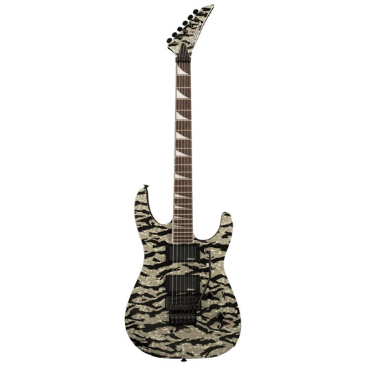 Jackson X Series Soloist SLX DX Camo Electric Guitar, Laurel FB, Tiger Jungle Camo