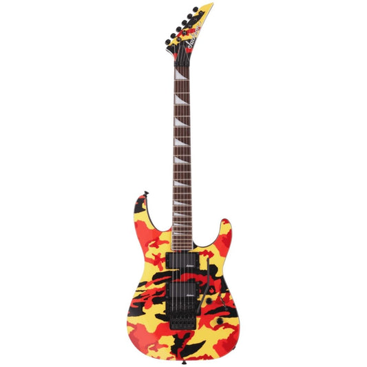 Jackson X Series Soloist SLX DX Camo Electric Guitar, Laurel FB, Multi-Color Camo