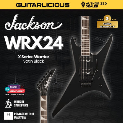 Jackson X Series Warrior WRX24 Electric Guitar, Satin Black
