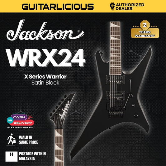 Jackson X Series Warrior WRX24 Electric Guitar, Satin Black