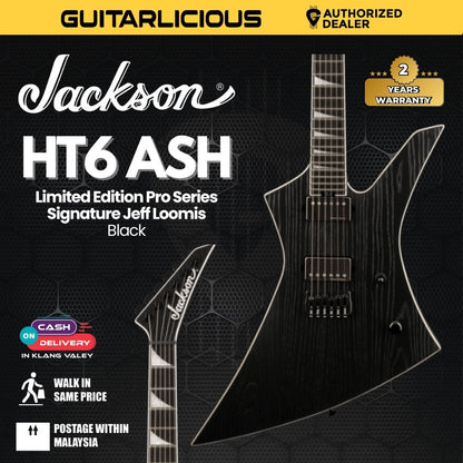Jackson Limited Edition Pro Series Signature Jeff Loomis Kelly HT6 Electric Guitar, Black
