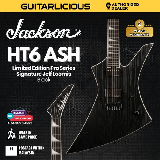 Jackson Limited Edition Pro Series Signature Jeff Loomis Kelly HT6 Electric Guitar, Black