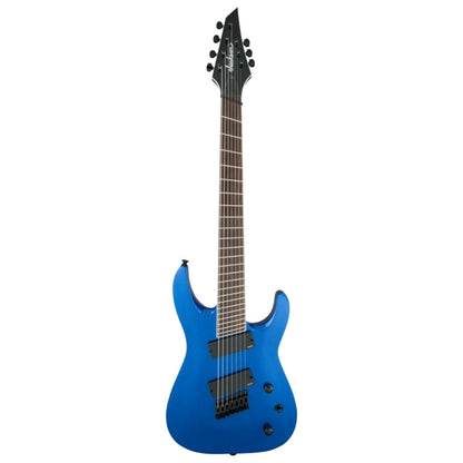 Jackson X Series Soloist SLAT7 7-String Multi-Scale Electric Guitar, Laurel FB, Metallic Blue