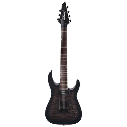 Jackson JS Series Dinky Arch Top JS22Q-7 DKA HT Electric Guitar Amaranth FB, Transparent Black Burst