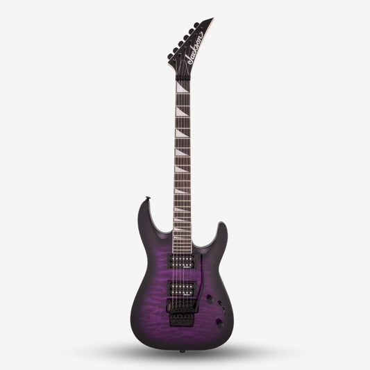 JACKSON JS Series Dinky Arch Top JS32Q DKA Electric Guitar with TREMOLO , Amaranth FB - Transparent Purple Burst