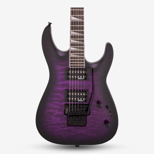 JACKSON JS Series Dinky Arch Top JS32Q DKA Electric Guitar with TREMOLO , Amaranth FB - Transparent Purple Burst