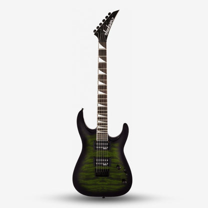 JACKSON JS Series Dinky Arch Top JS32Q DKA HT Electric Guitar, Amaranth FB - Transparent Green Burst