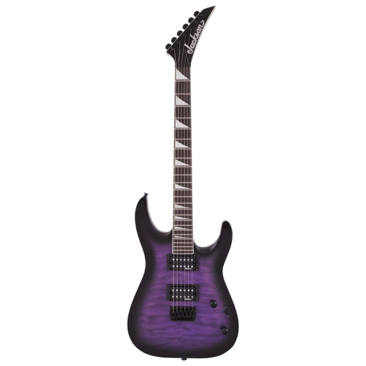 Jackson JS Series Dinky Arch Top JS32Q DKA HT Electric Guitar, Amaranth FB, Transparent Purple Burst
