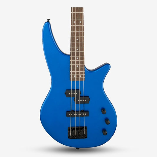 Jackson JS Series Spectra JS2 4 String Bass Guitar, Laurel FB, Metallic Blue ( JS-2 / JS 2 / JS2-MBL )