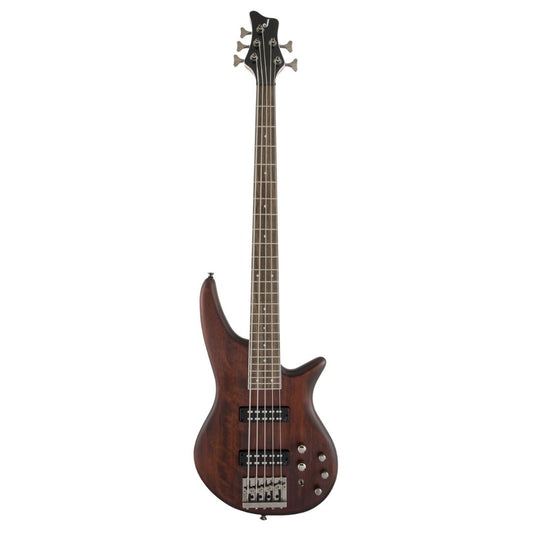 Jackson JS Series Spectra JS3 5-String Bass Guitar, Laurel FB, Walnut Stain