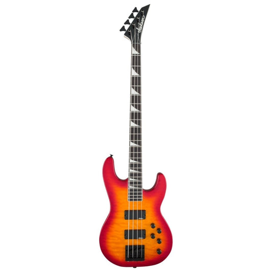 Jackson JS Series Concert Bass JS3Q Guitar, Amaranth FB, Cherry Burst