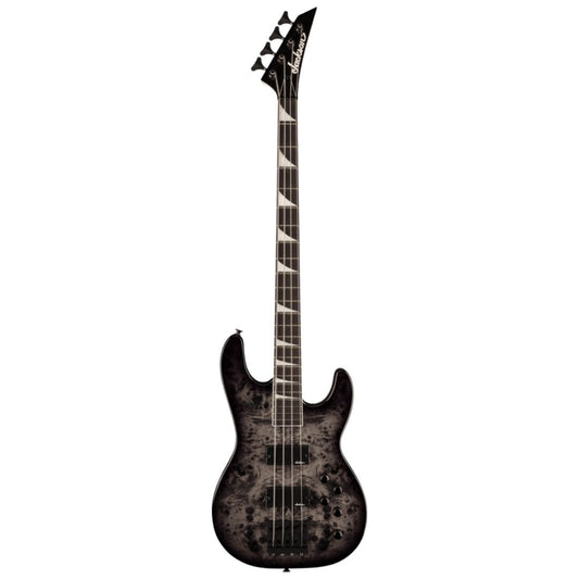 Jackson JS Series Concert Bass CB JS3P Bass Guitar, Amaranth FB, Transparent Black