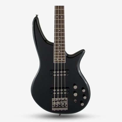 Jackson JS Series Spectra JS3 4 String Bass Guitar, Laurel FB, Gloss Black (JS-3 / JS 3 BK )