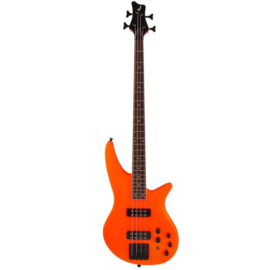 Jackson X Series Spectra SBX 4-String Bass Guitar, Laurel FB, Neon Orange
