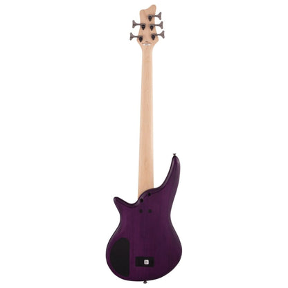 Jackson JS Series Spectra JS3QV 5-String Bass Guitar, Laurel FB, Purple Phaze