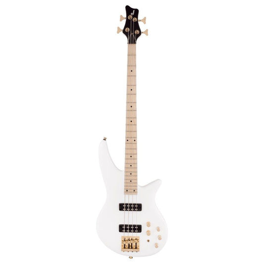 Jackson X Series Spectra SBXM 4-String Bass Guitar, Maple FB, Snow White