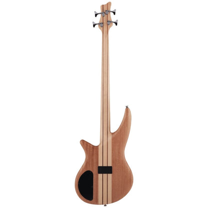 Jackson Pro Series Spectra SBP IV Bass Guitar, Caramelized Jatoba FB, Carribbean Blue