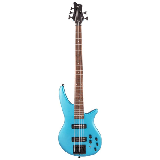 Jackson X Series Spectra Bass SBX 5-String Electric Guitar, Laurel FB, Electric Blue