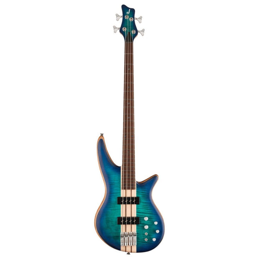 Jackson Pro Series Spectra Bass SBFM IV Bass Guitar, Jatoba FB, Chlorine Burst