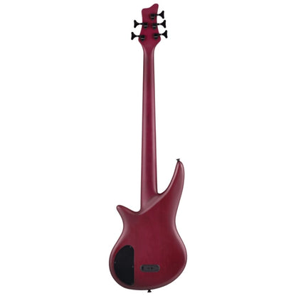 Jackson X Series Spectra Bass SBXP V Electric Bass Guitar, Laurel FB, Transparent Purple Burst