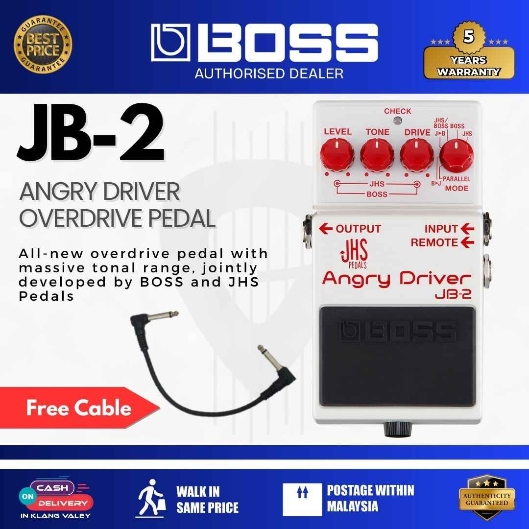 Angery Driver BOSS JB-2 Angry Driver Overdrive Pedal – GUITARLICIOUS