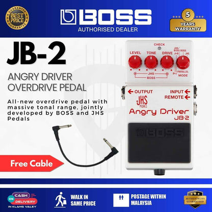 BOSS JB-2 Angry Driver Overdrive Pedal