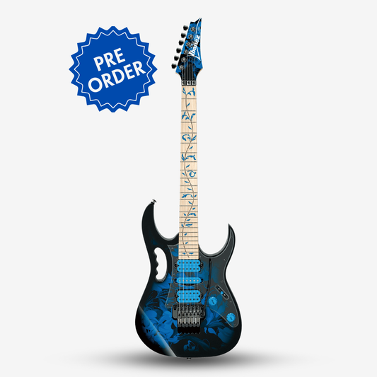 Ibanez JEM77P Steve Vai Signature Electric Guitar - Blue Floral Pattern (Pre-Order)