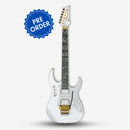 Ibanez Premium JEM7VP Steve Vai Signature Electric Guitar - White (Pre-Order)