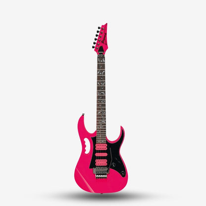 Ibanez Steve Vai Signature JEMJRSP HSH Pick up with Tremolo and Monkey Grip, PINK (JEMJRSP / JEMJR / JEMJR SP / PK)