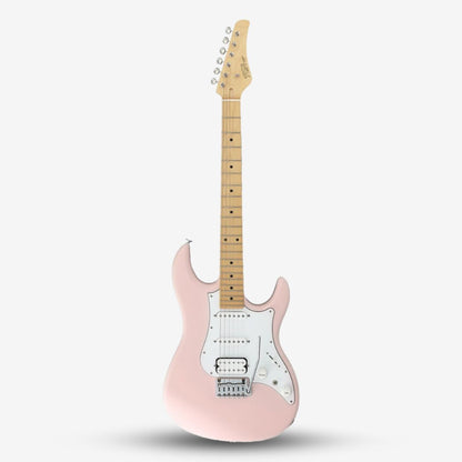 FUJIGEN FGN JOS2TDM J-Standard Odyssey Series (HSS) Stratocaster w/ tremolo Electric Guitar, Maple FB (Made In Japan) - Shell Pink