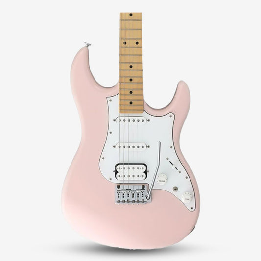 FUJIGEN FGN JOS2TDM J-Standard Odyssey Series (HSS) Stratocaster w/ tremolo Electric Guitar, Maple FB (Made In Japan) - Shell Pink