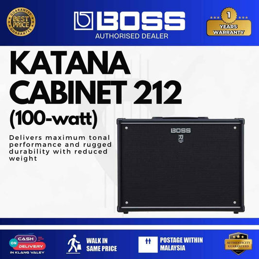 Boss KATANA-CAB212 MKII 150 Watt Guitar Amplifier Cabinet Speaker Amp