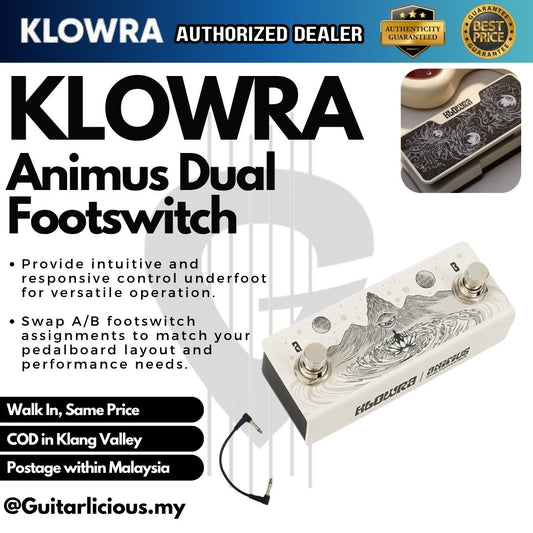 Klowra Animus Dual Momentary Footswitch Controller - KBA-03
