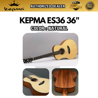 KEPMA ES36 , 36 inch (3/4) Travel Portable Acoustic Guitar ( ES-36 / ES 36 )