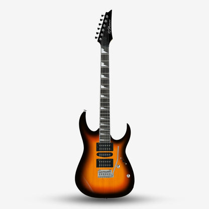 OMICRON Series Superstrat Electric Guitar with Tremolo (HSH) Pick Up (RCStromm / KG19)