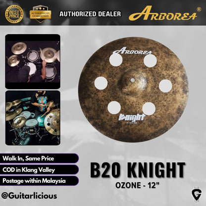 Arborea Cymbals B20 Knight Series Cymbal Set / Hi-Hat , Splash , Crash, Ride, Stacker , China