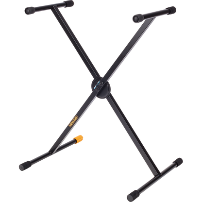 Hercules KS110B EZ-Lok Single-X Keyboard Stand — lightweight single-tier X-frame desig - (KS110B)