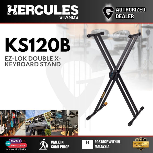 Hercules KS120B EZ-Lok Double-X Keyboard Stand - (KS120B)