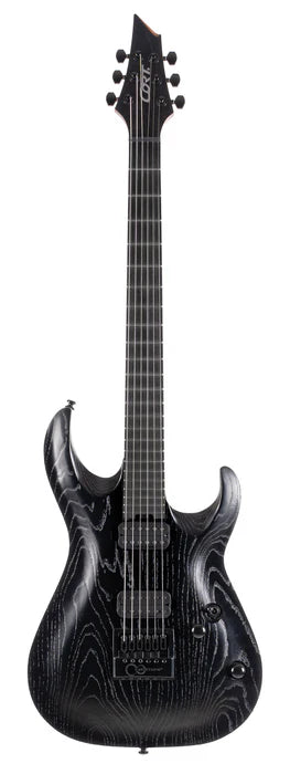 Cort KX700 EverTune Electric Guitar with Bag - Open Pore Black