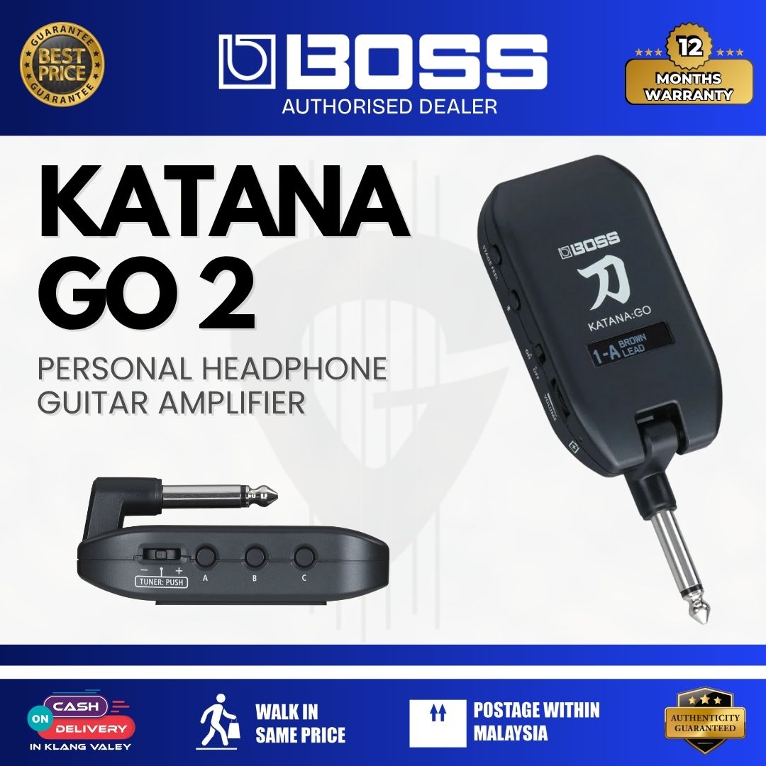 Boss Katana Go 2 Personal Headphone Guitar Amplifier – GUITARLICIOUS