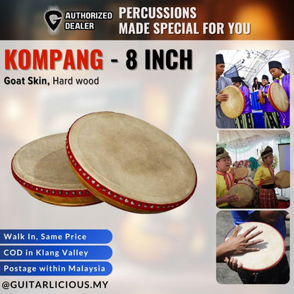 Goat Skin Kompang for Various Size