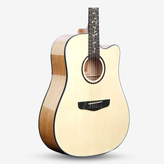 Deviser 41 inch L-810B Acoustic Guitar with Floral Inlay Fingerboard (L810 / L 810 )