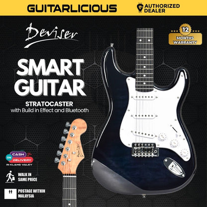 Deviser Smart Electric Guitar Stratocaster with Build in Effect and Bluetooth -( LG2 / L-G2 )
