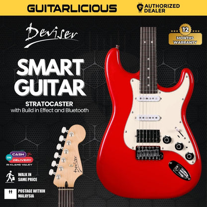 Deviser Smart Electric Guitar Stratocaster with Build in Effect and Bluetooth -( LG2 / L-G2 )