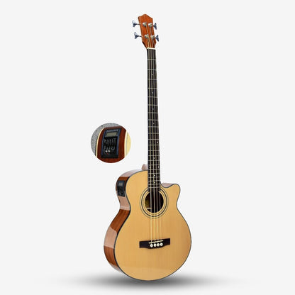 Kaysen Acoustic Bass Guitar with 5 Band Active Pick-Up - All Natural ( L-MBS50EQ / L-MBS50)