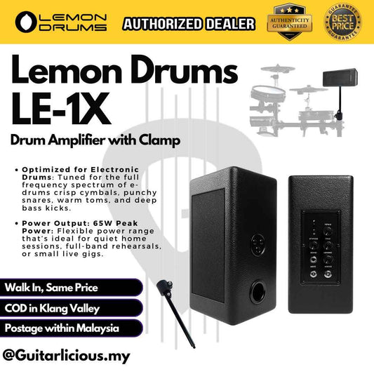 Lemon Drums LE-1X Drum Amplifier with Clamp